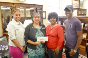 Pictured from left to right are Danielle Criss, La-Nita Williams, Jacqueline Brannon and Matthew Burns.