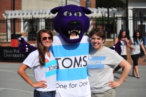 Pictured from left to right, are club member Jennifer Pascale, Prowler and Barker.