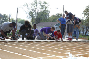 HPU High Point University basketball habitat for humanity