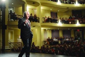 President On Stage