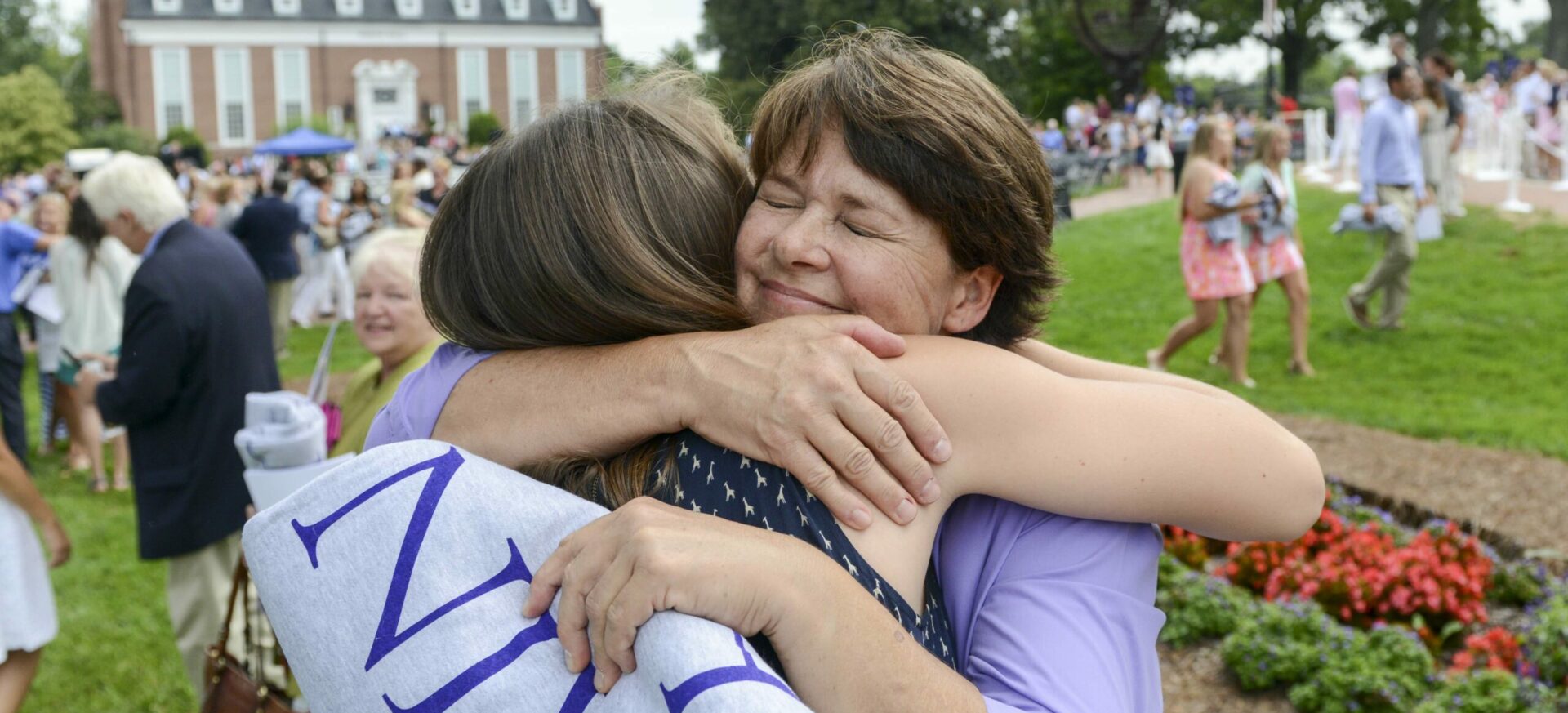 Mom Hugging her daughter
