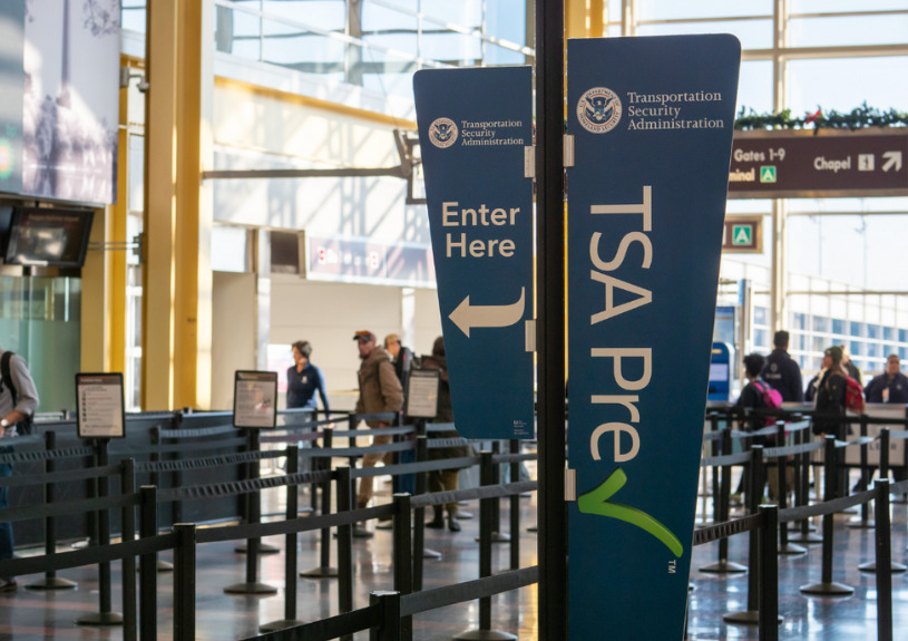 TSA check in at airport