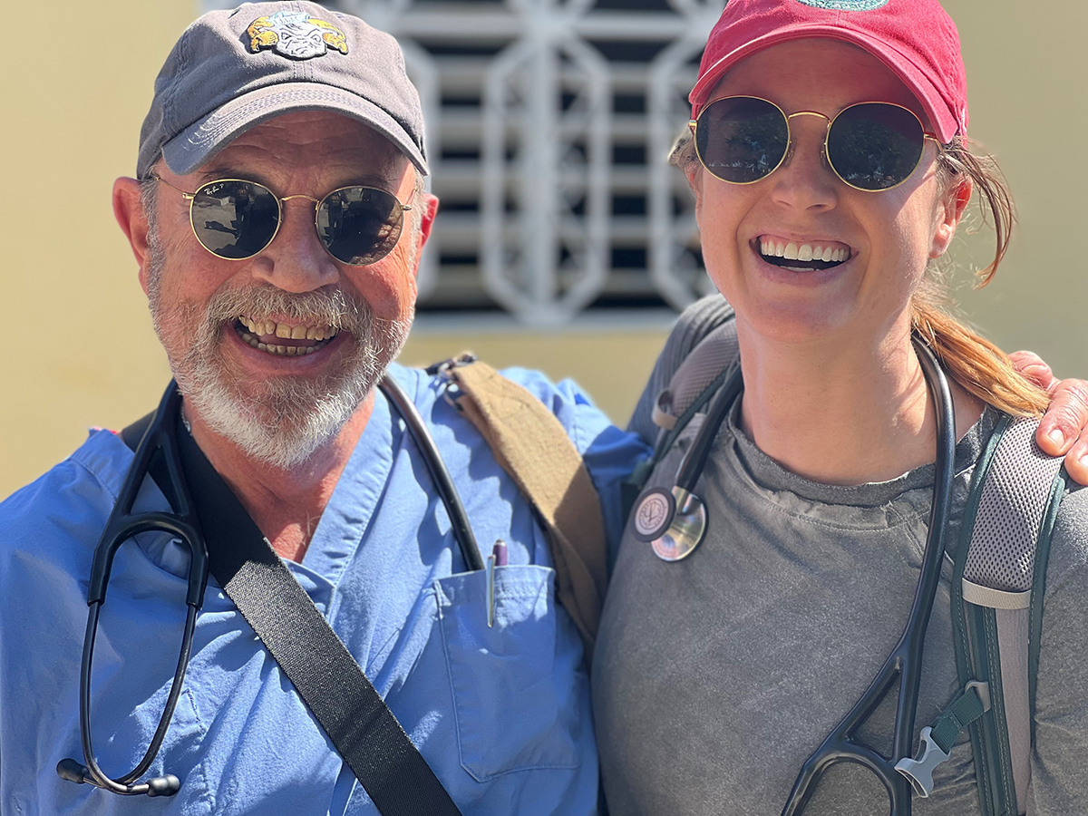 Dr. Mallary Clay joined forces with other doctors who volunteered for mission work.