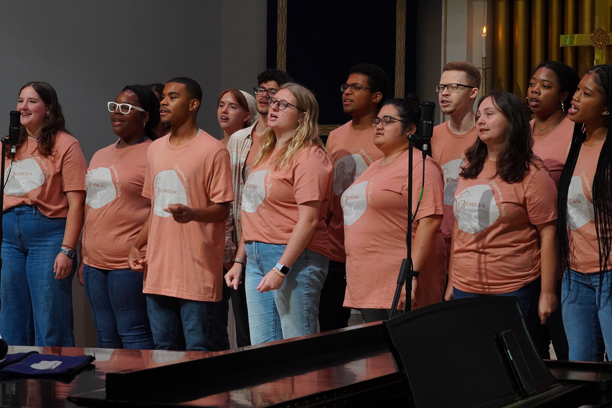 HPU’s Genesis Gospel Choir performed at Hayworth Chapel.