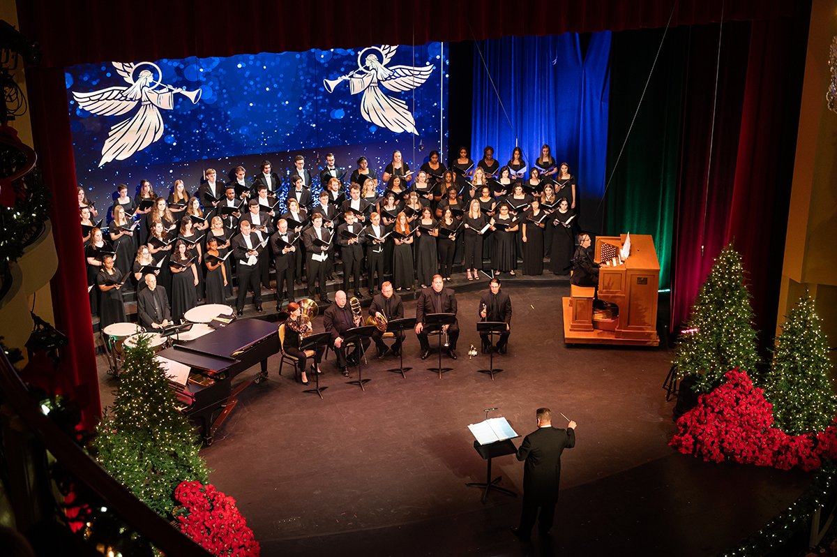 Several High Point University groups will be performing holiday music including the University Singers, the Women’s Chorus, the Men’s Glee Club, the Chapel Choir and the Chamber Singers.