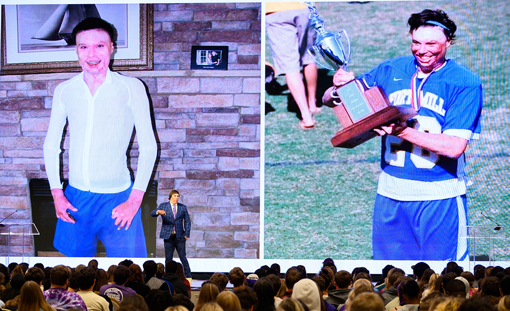 With perseverance, McKemey was able to play varsity sports in high school.