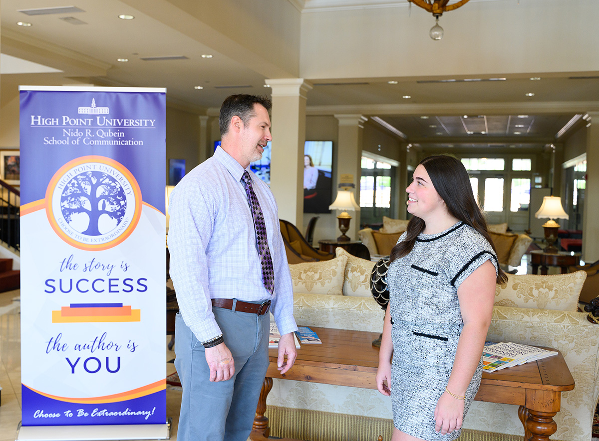 Dr. Tim Koba, assistant professor of sport management, was one of the professors who mentored Borovskiy at HPU.