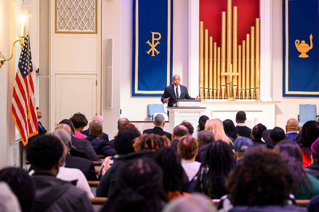 HPU MLK Day of Service Dr. Elwood Robinson speaking