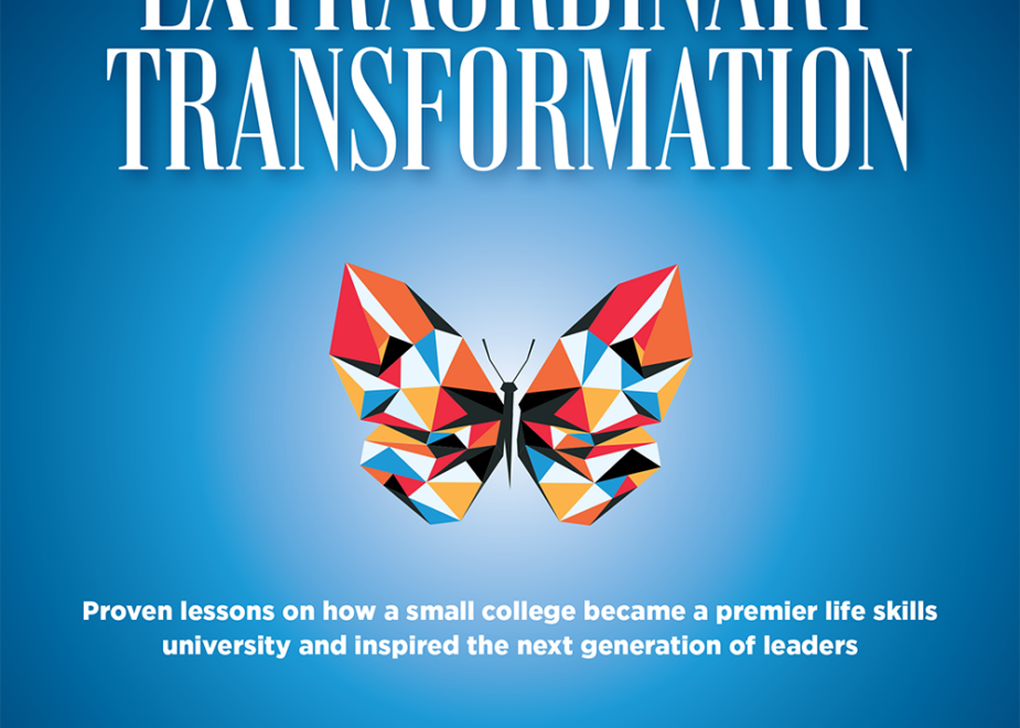 The cover of High Point University President Nido Qubein's new book, 
