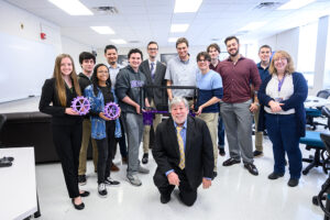 Steve Wozniak with High Point University students