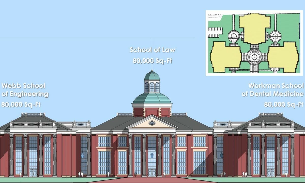 rendering of new schools
