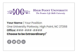 email signature example hpu